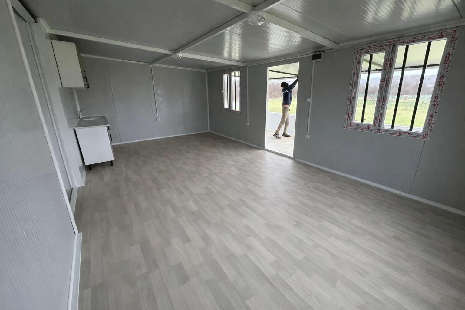 56m² Ev + 18m² Verandalı ve Sundurmalı 74m² Konteyner Ev · Şile Kurfalı