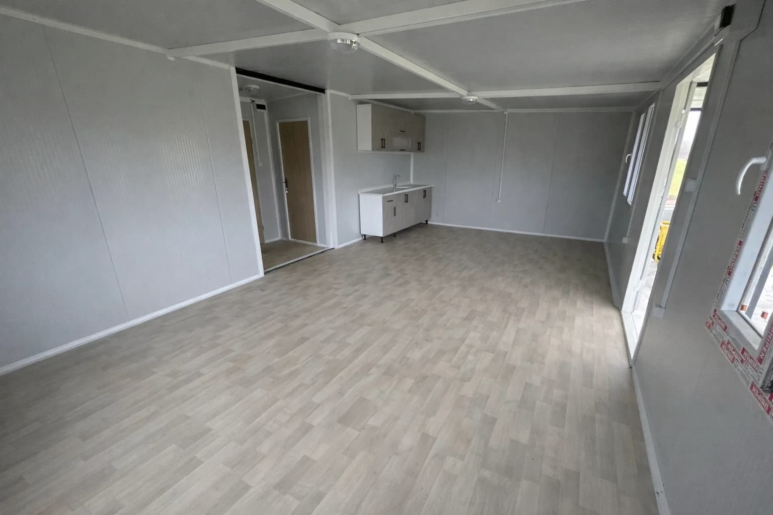 56m² Ev + 18m² Verandalı ve Sundurmalı 74m² Konteyner Ev · Şile Kurfalı görsel 2