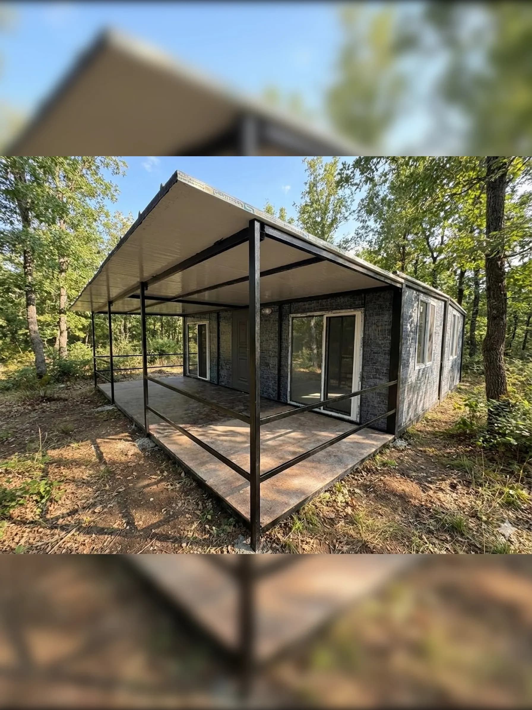 60m2 Prefabrik Konteyner Ev