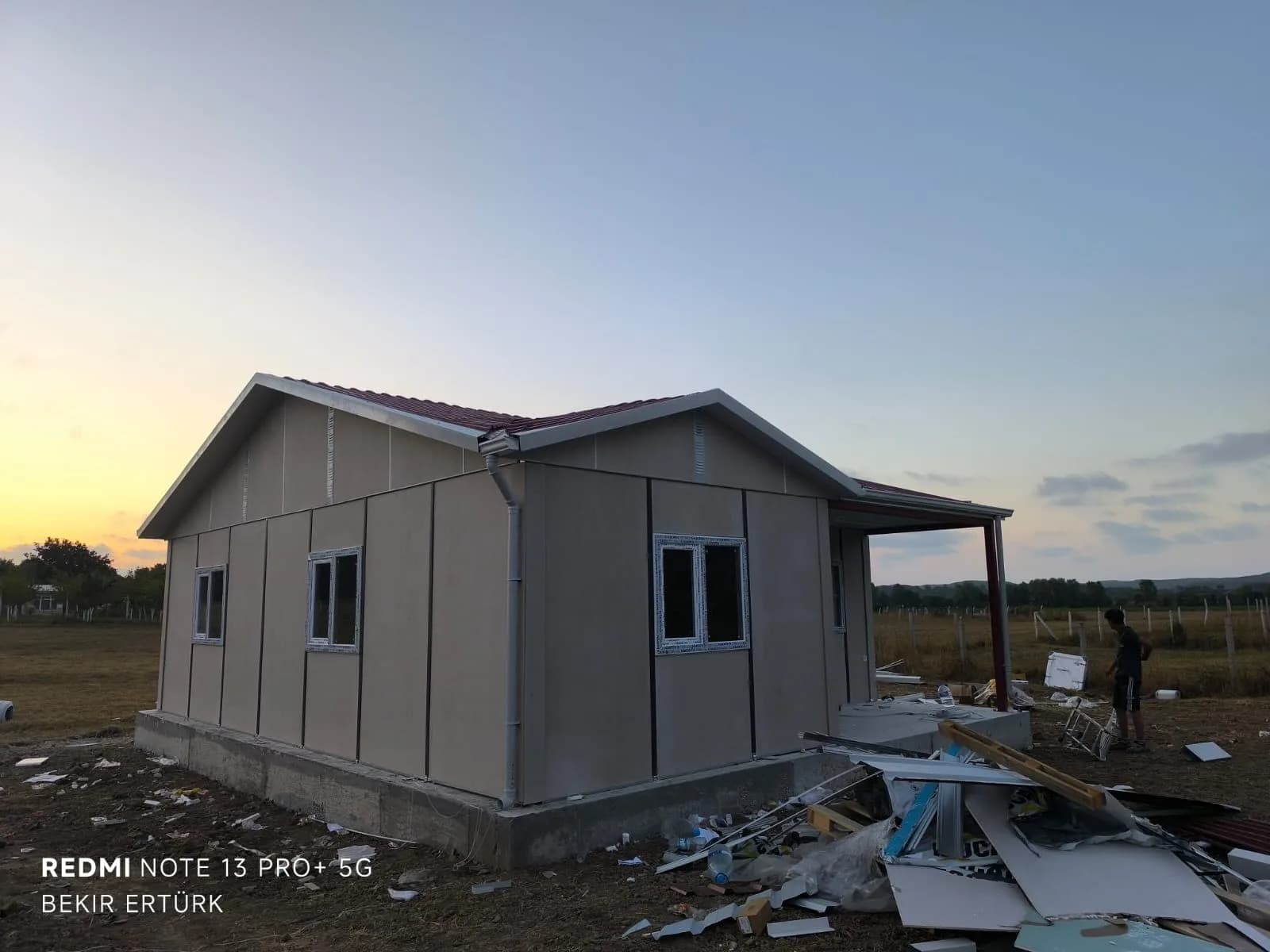 68m² Çatalca 2+1 Jumbo Çatılı Prefabrik Konut Projesi