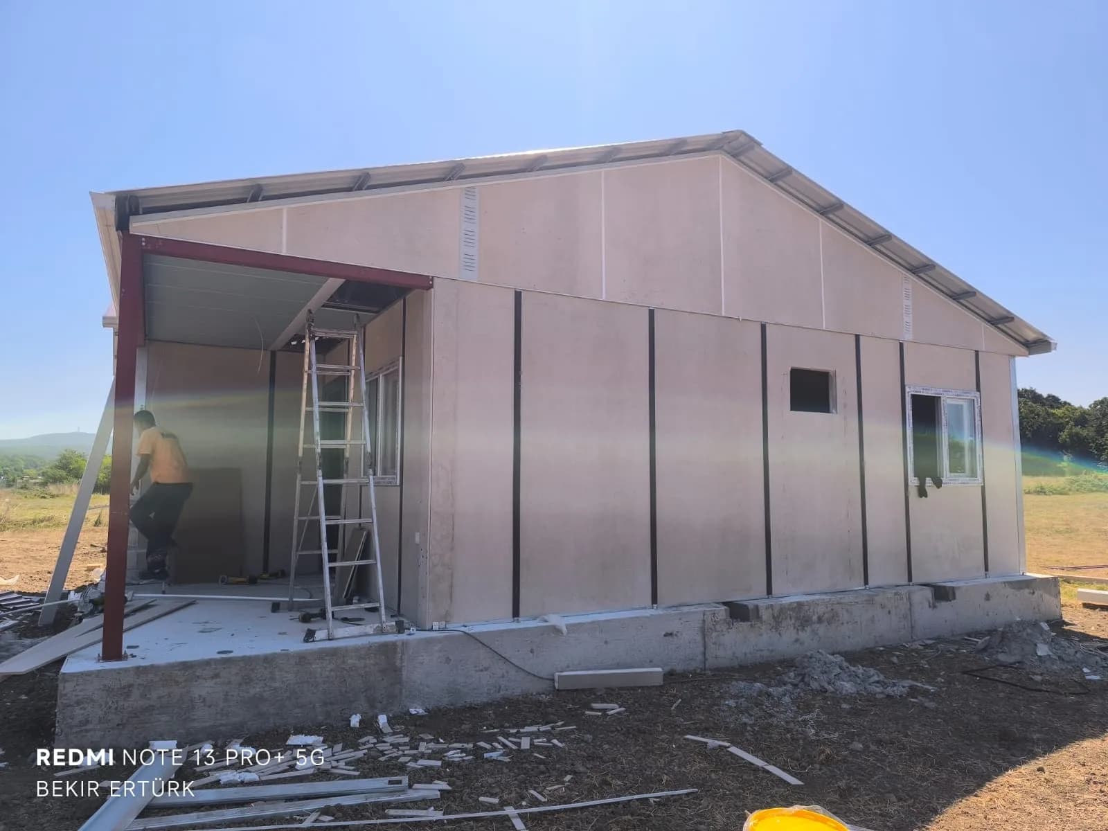68m² Çatalca 2+1 Jumbo Çatılı Prefabrik Konut Projesi görsel 2