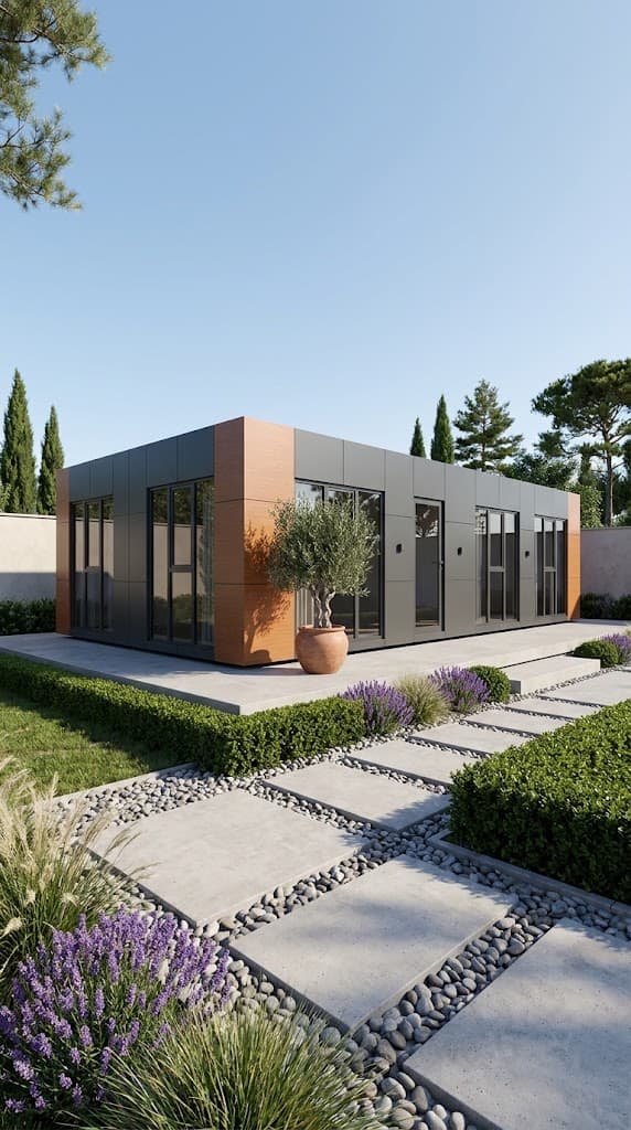 10x6 (60m2) Birleşim Modeli Kompozit Kaplama Konteyner Ofis & Ev