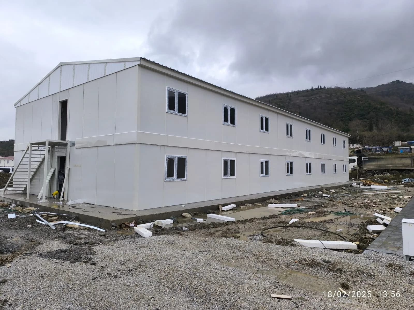 750m² Yalova 300 Kişilik 38 Odalı Prefabrik Yatakhane Projesi görsel 2