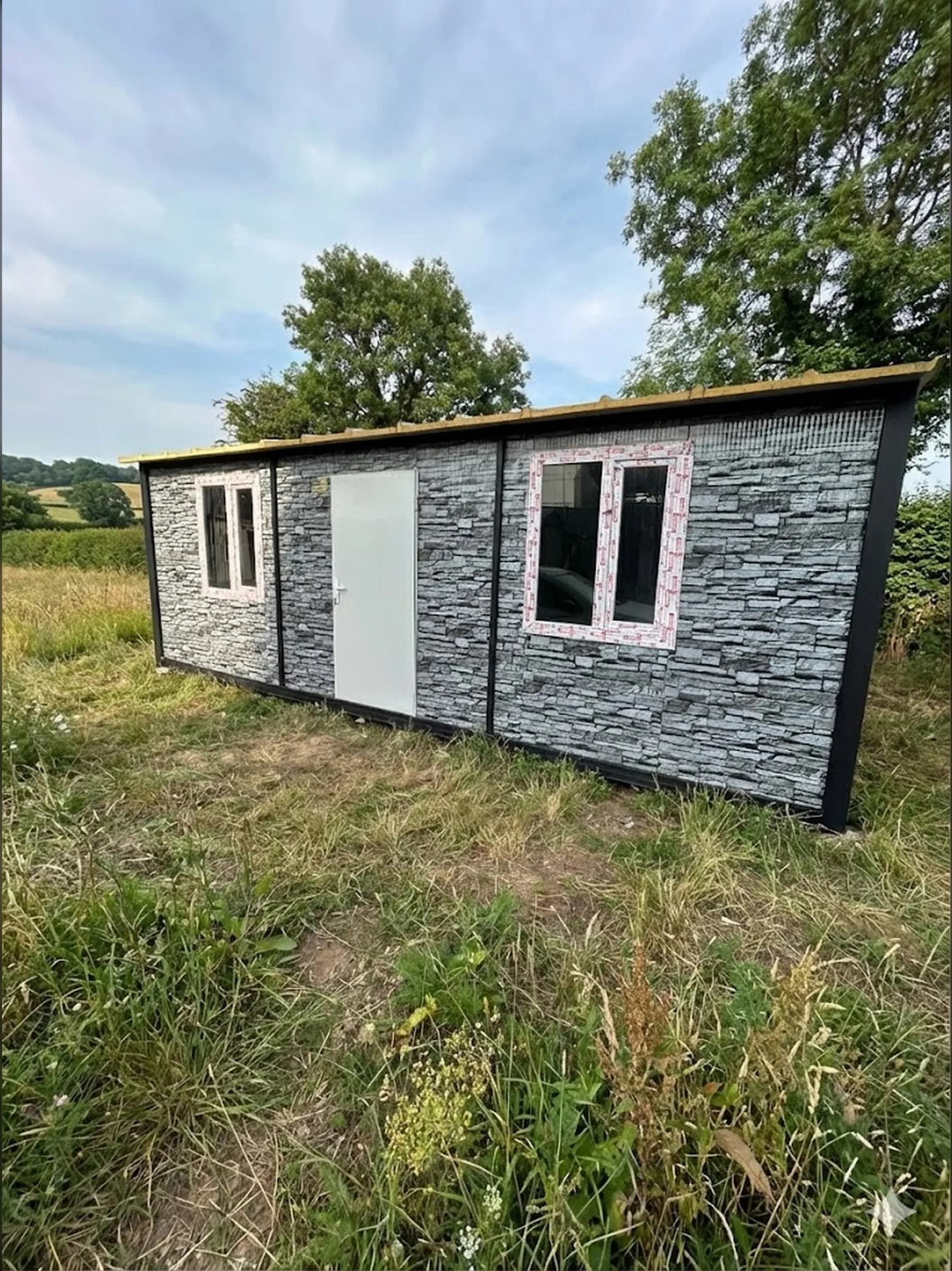 7x3 (21m2) Beşik Çatı Prefabrik Konteyner Ev - Ofis