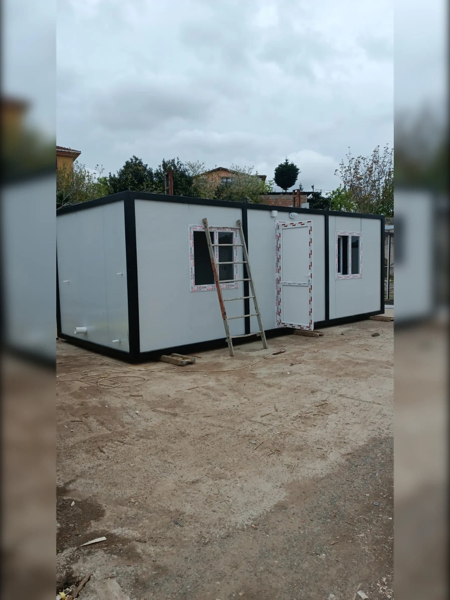 7x3 (21m2) Düz Çatı Prefabrik Konteyner Ev - Ofis