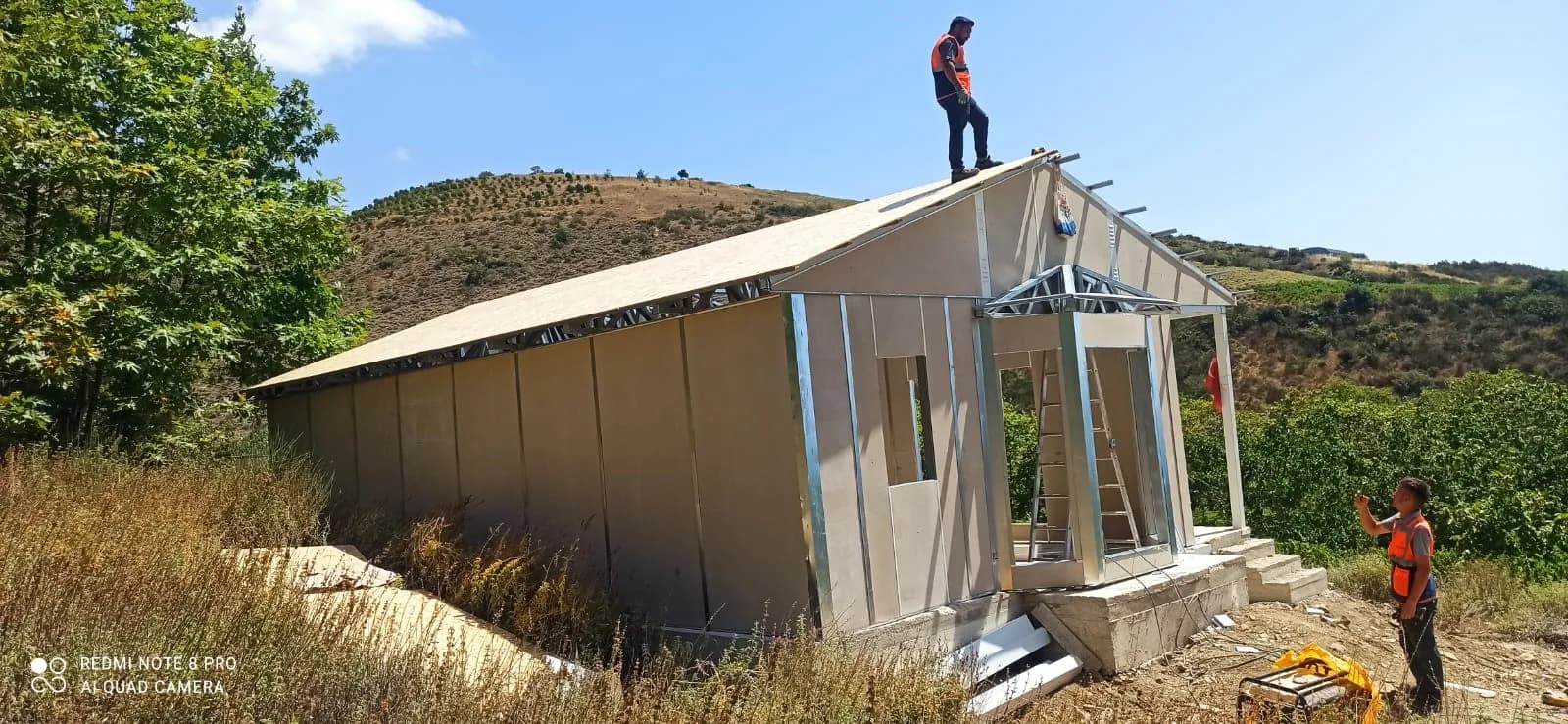 80m² Çatalca Şarkköy 3+1 Kubbe Detaylı Prefabrik Villa Projesi