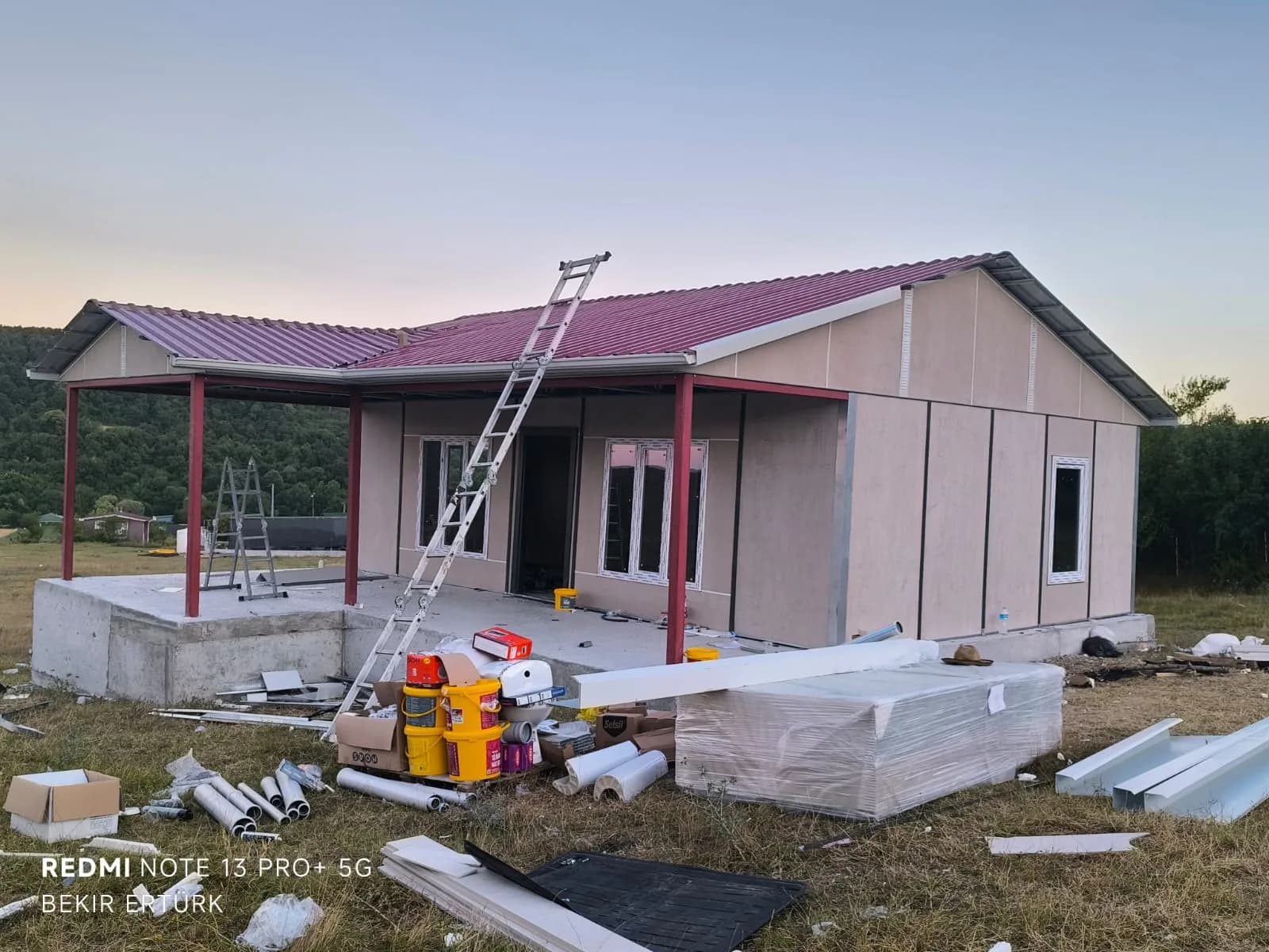 84m² Çatalca 3+1 Geniş Verandalı Prefabrik Konut Projesi