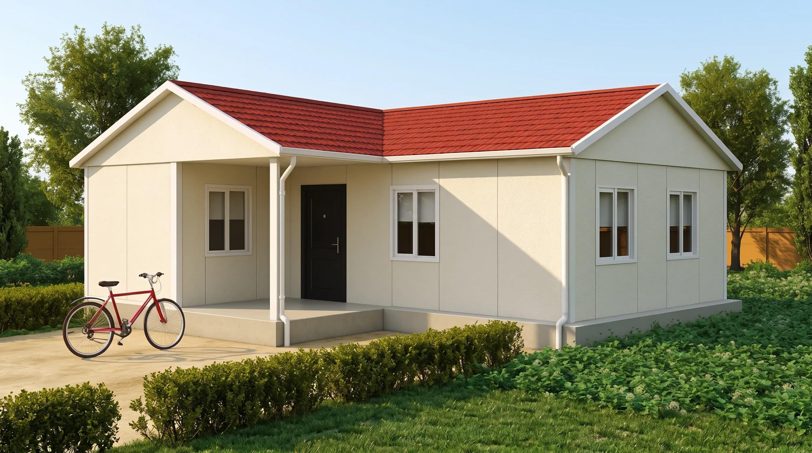 93m2 Tek Katlı Çelik Ev - Görsel 1