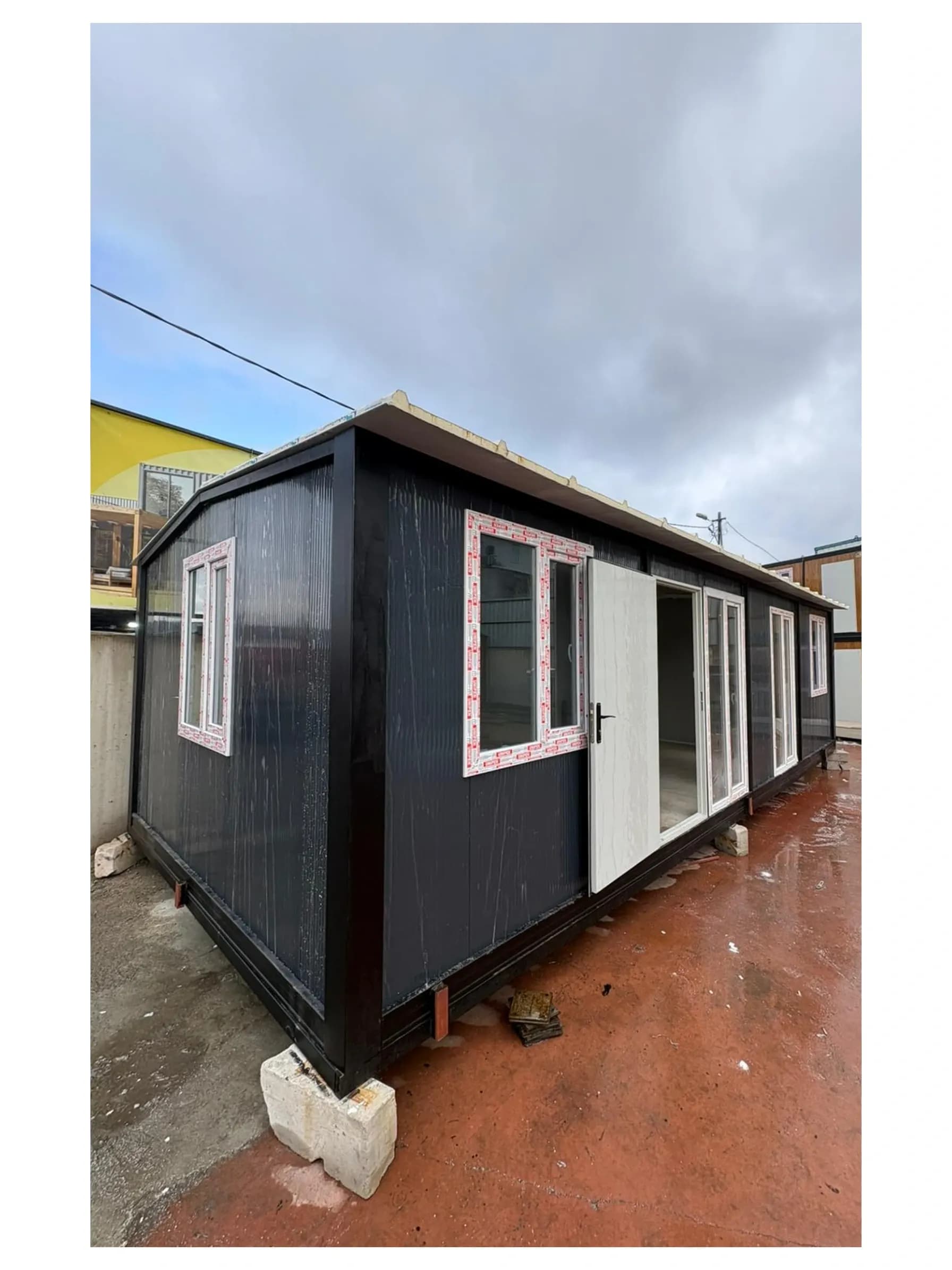 9x4 (36m2) Beşik Çatı Prefabrik Konteyner Ev - Ofis