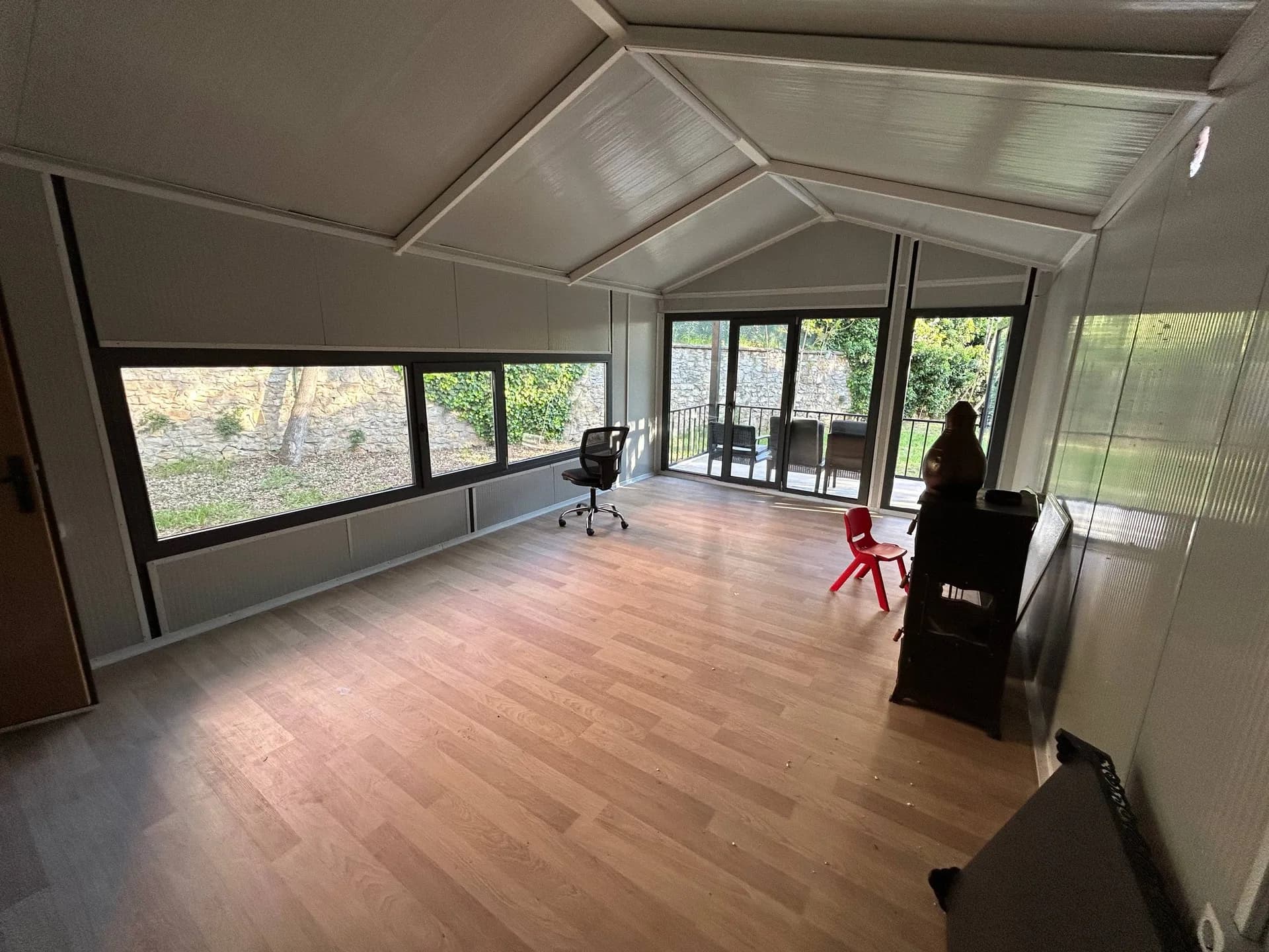 9x4m 36m² Açık Ahşap Makas Çatılı Bizimköy Kreşi Ek Binası · Kadıköy