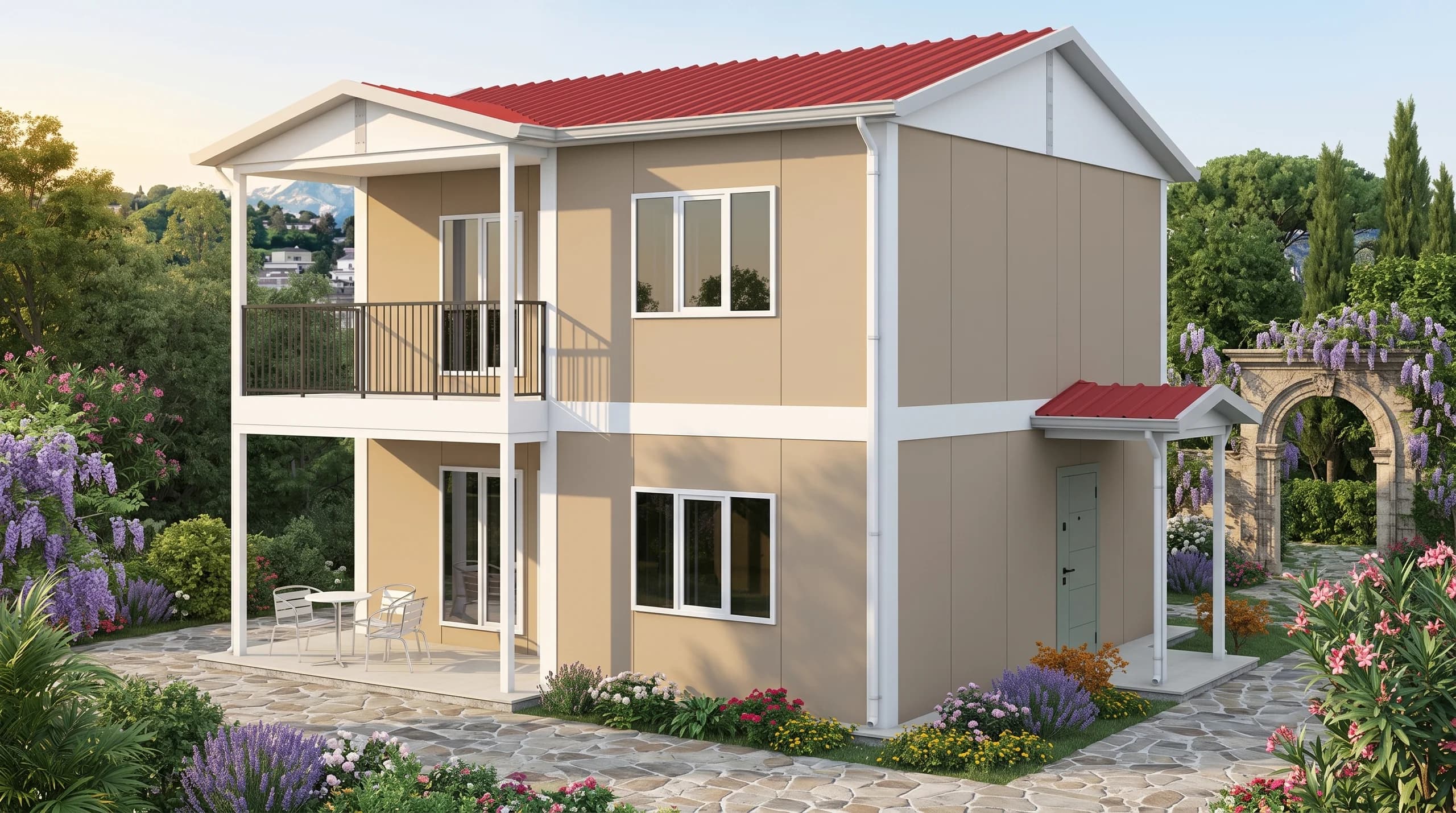 Çift Katlı Prefabrik 118m2 - Görsel 1