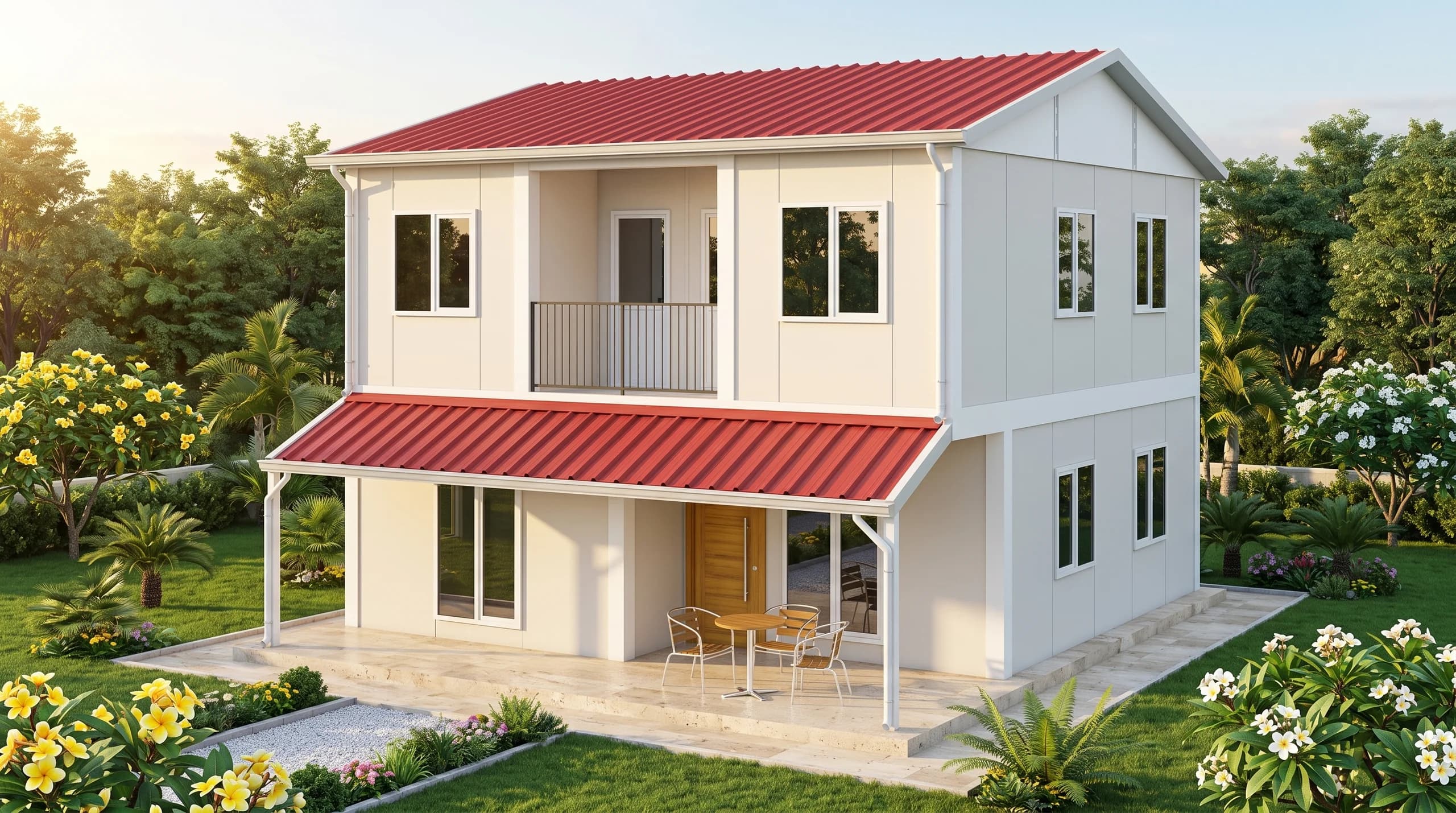 Çift Katlı Prefabrik 131m2 - Görsel 1