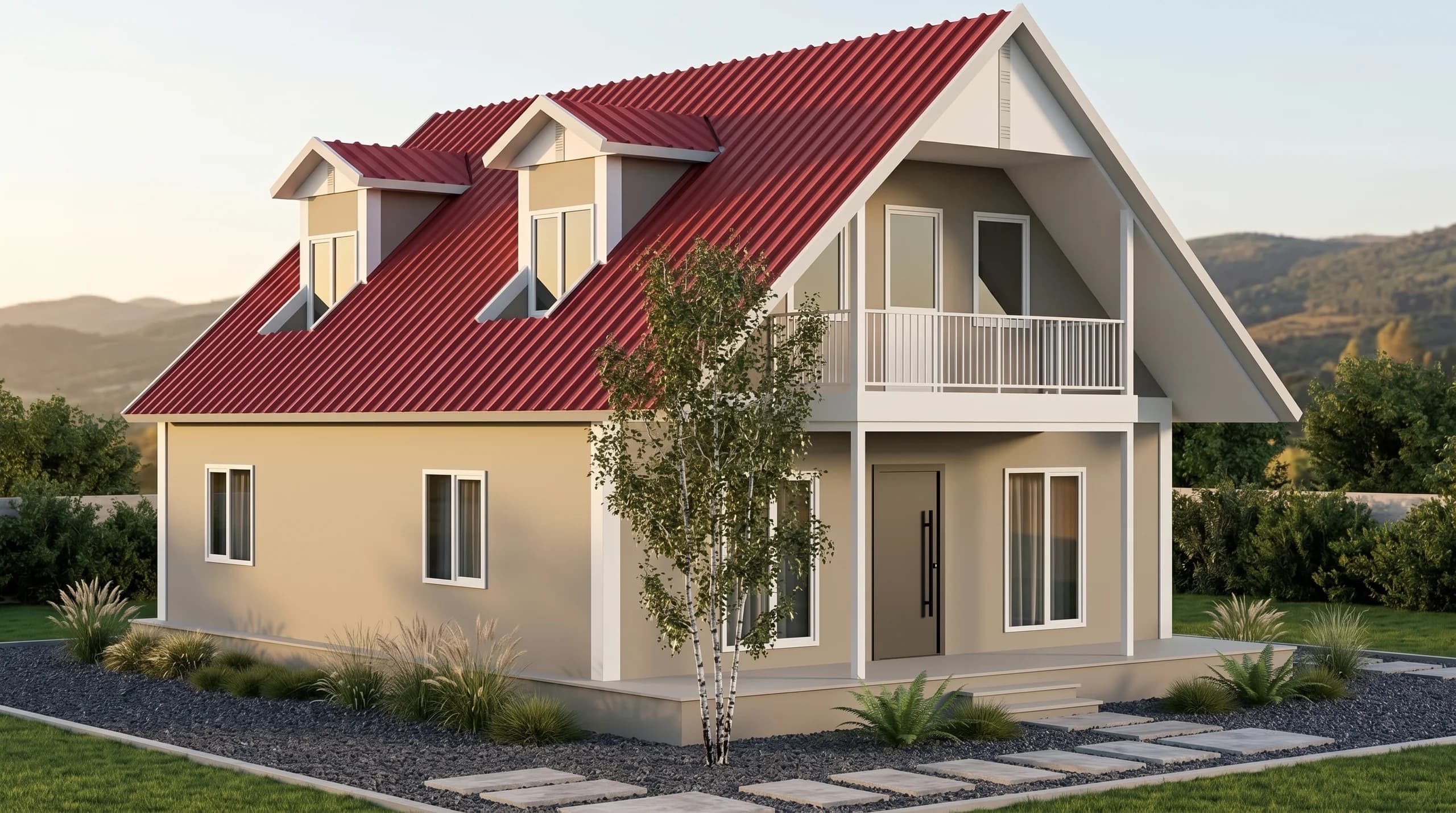 Çift Katlı Prefabrik 134m2 - Görsel 1