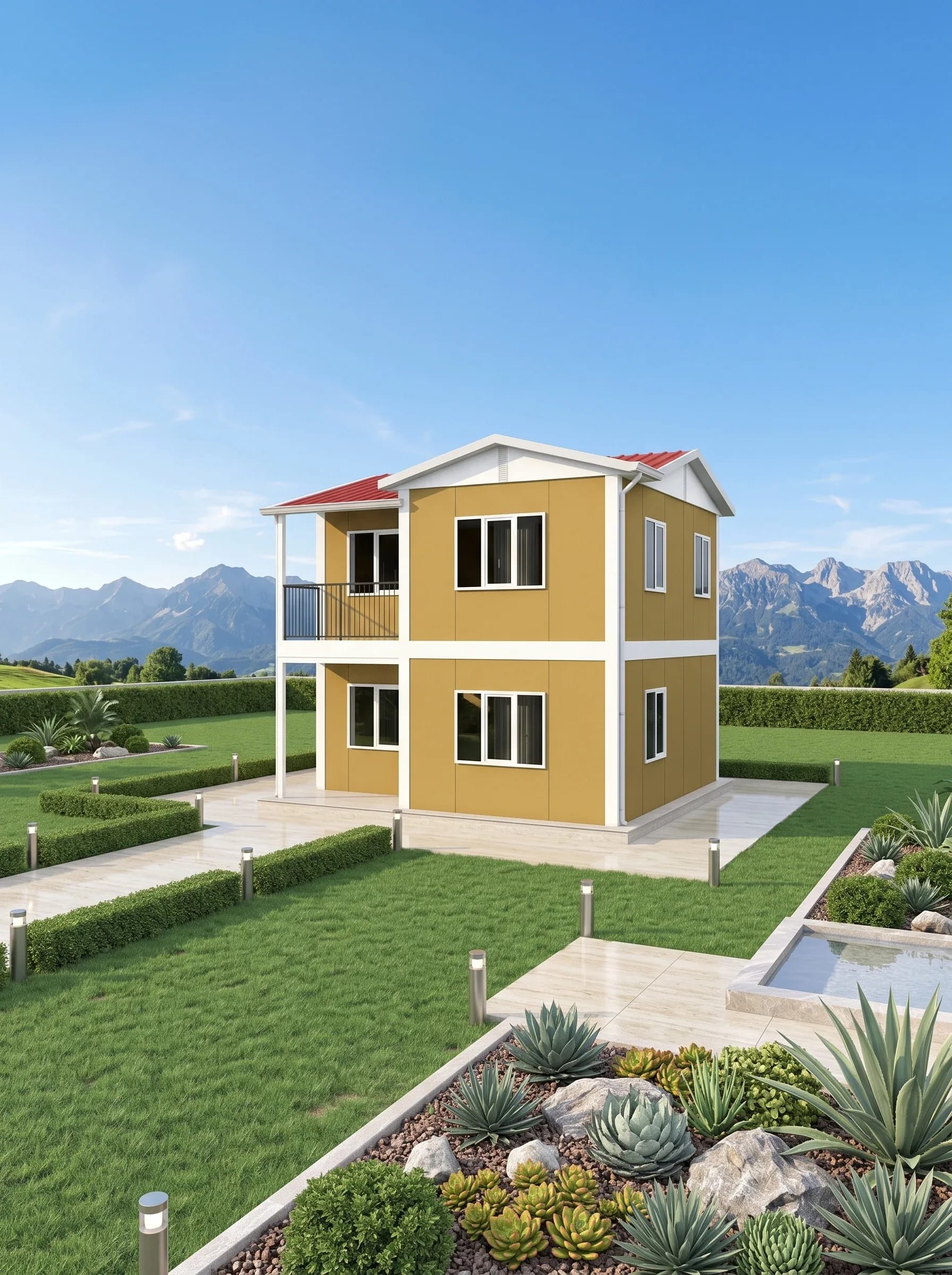 Çift Katlı Prefabrik 82m2