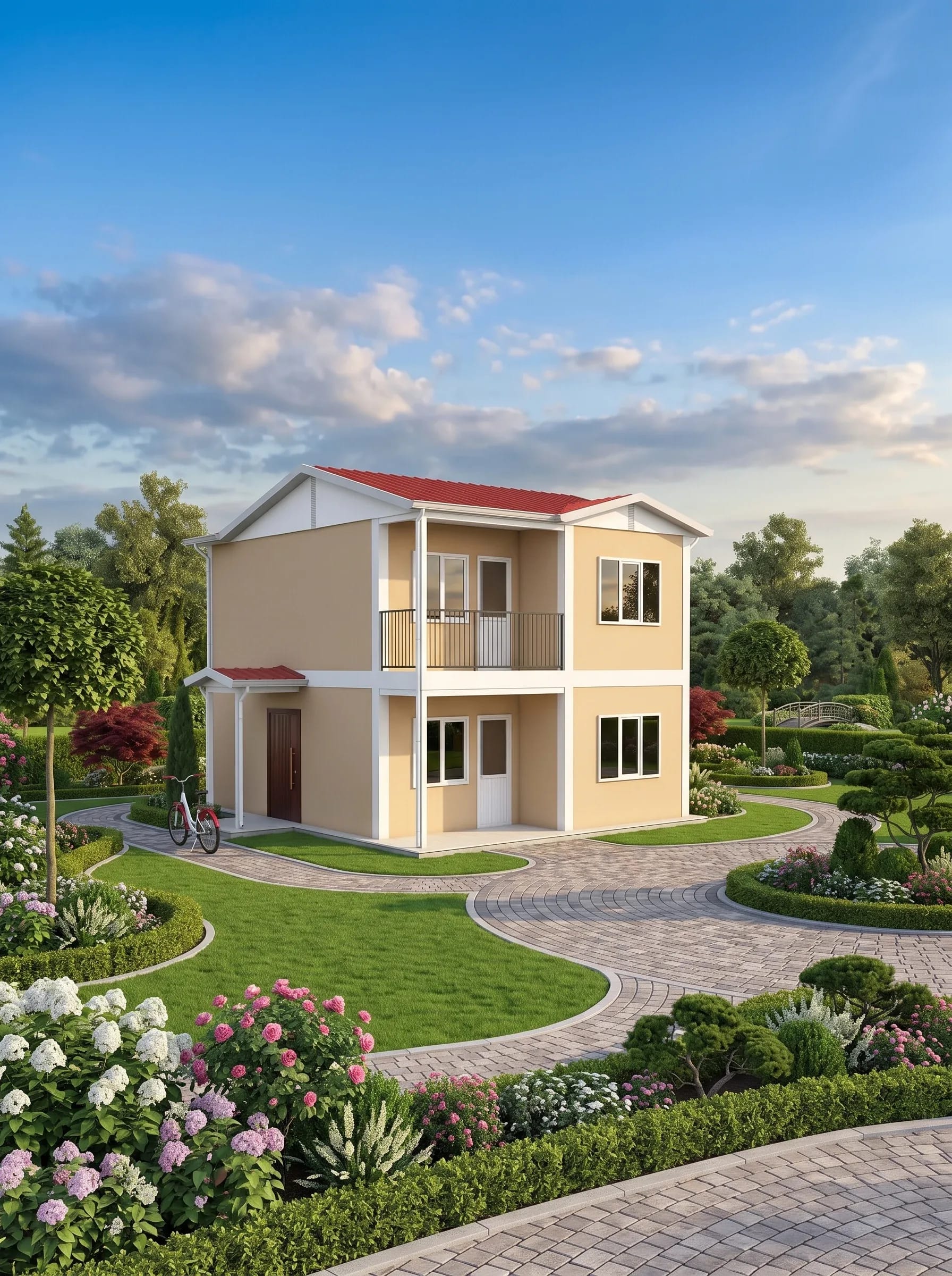Çift Katlı Prefabrik 92m2