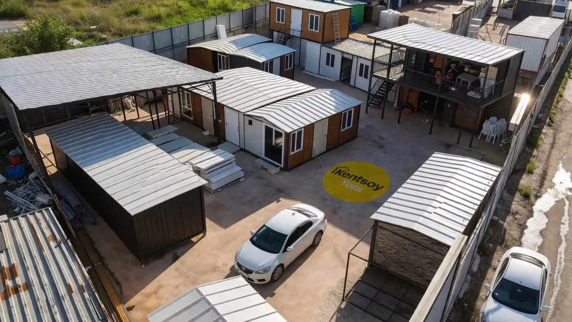 Kentsoy Yapı — Fabrika Havadan Görünüm