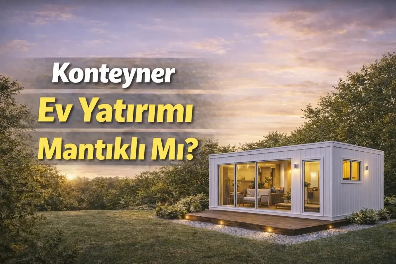 Konteyner Ev Yatırımı Mantıklı mı?