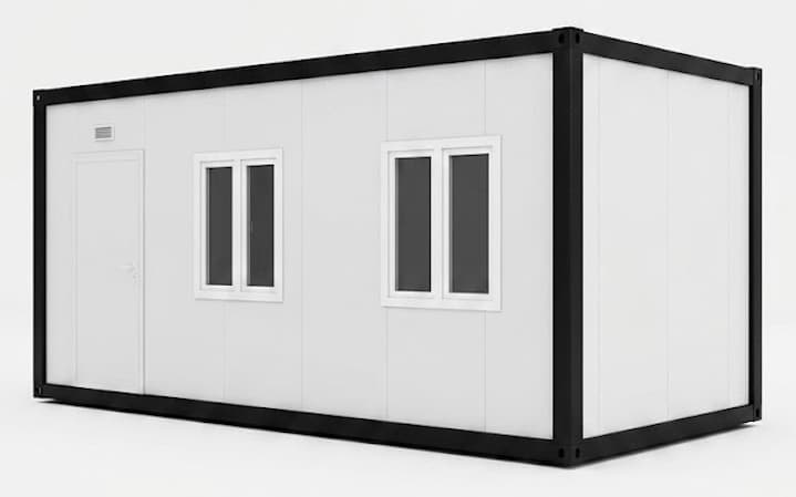 7.00 x 3.00 m Stüdyo Tipi Açık Plan Şantiye Konteyneri
