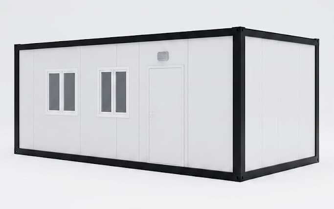 7.00 x 3.00 m Tek Oda + WC & Mutfaklı Şantiye Konteyneri