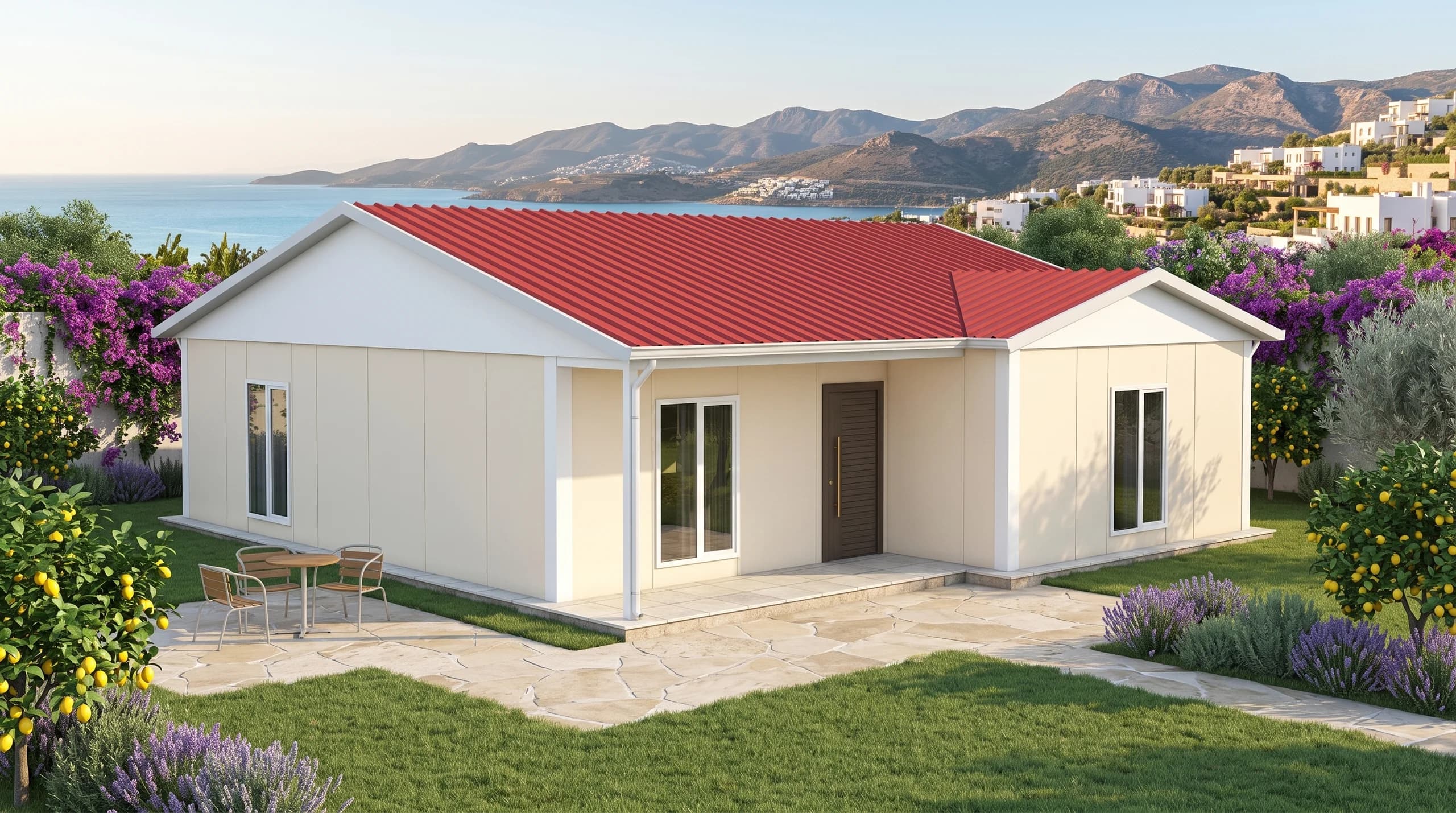Tek Katlı Prefabrik 113m2