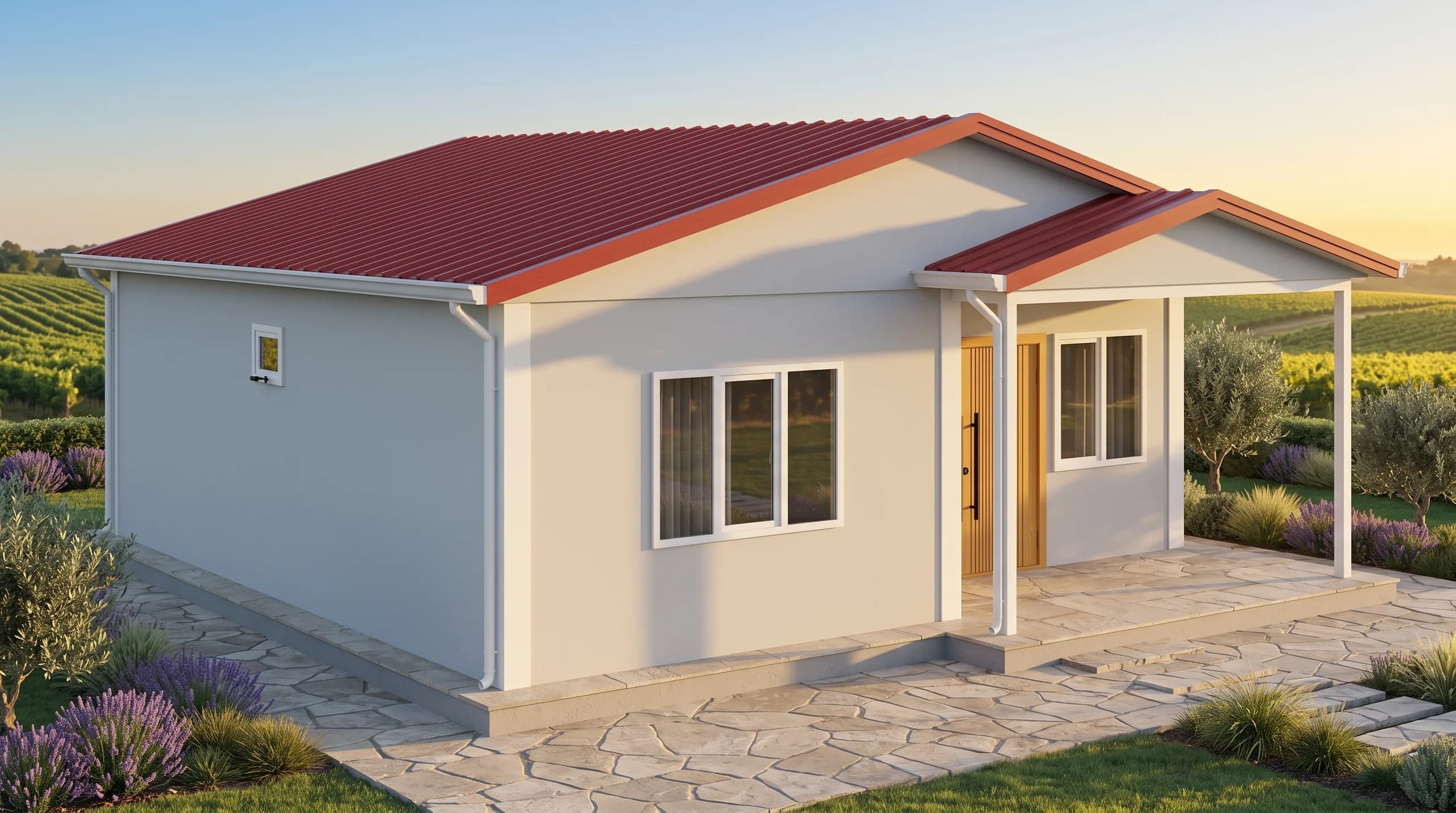 Tek Katlı Prefabrik 61m2 - Görsel 1