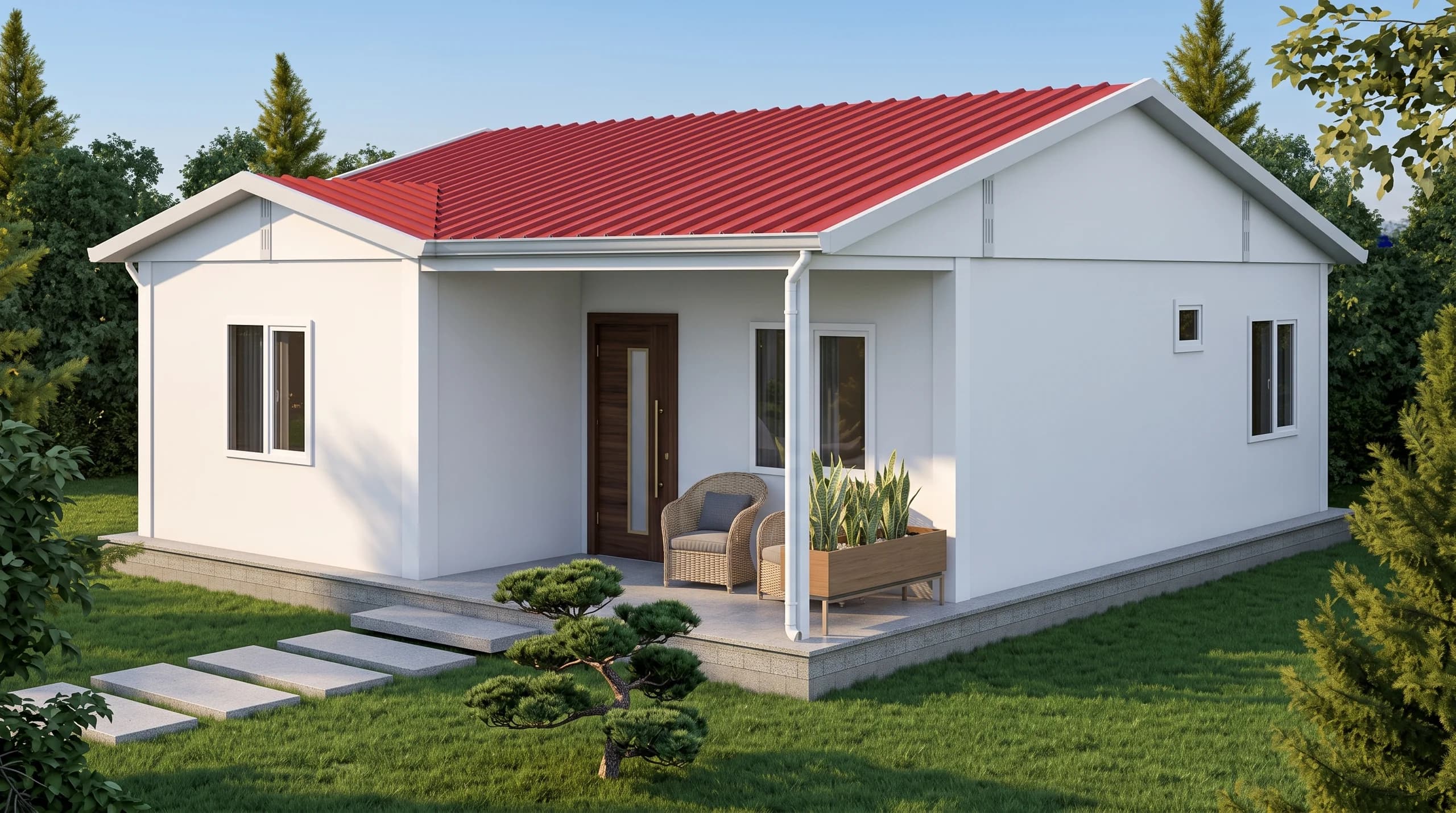 Tek Katlı Prefabrik 69m2 - Görsel 1