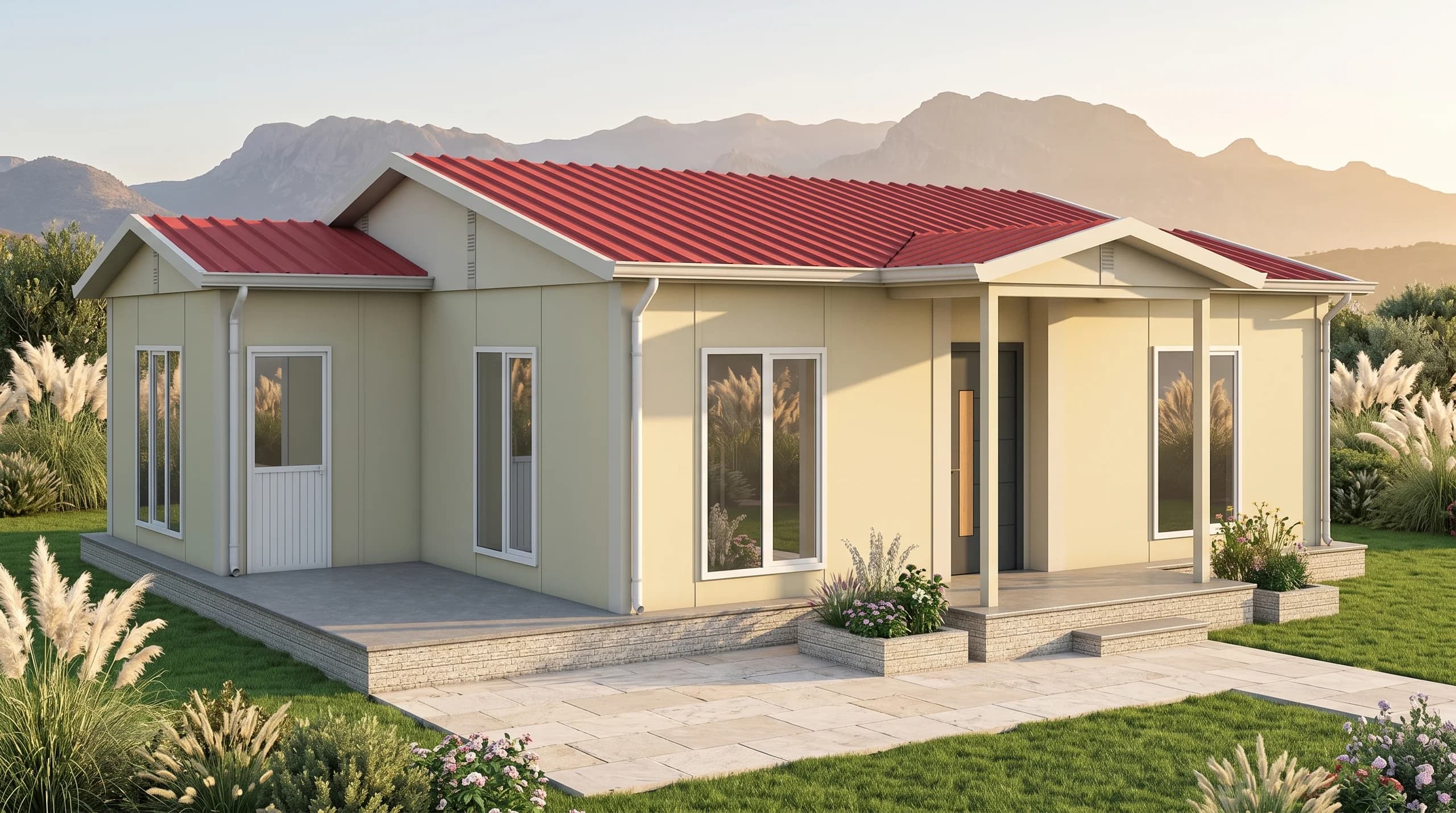 Tek Katlı Prefabrik 72m2 - Görsel 1