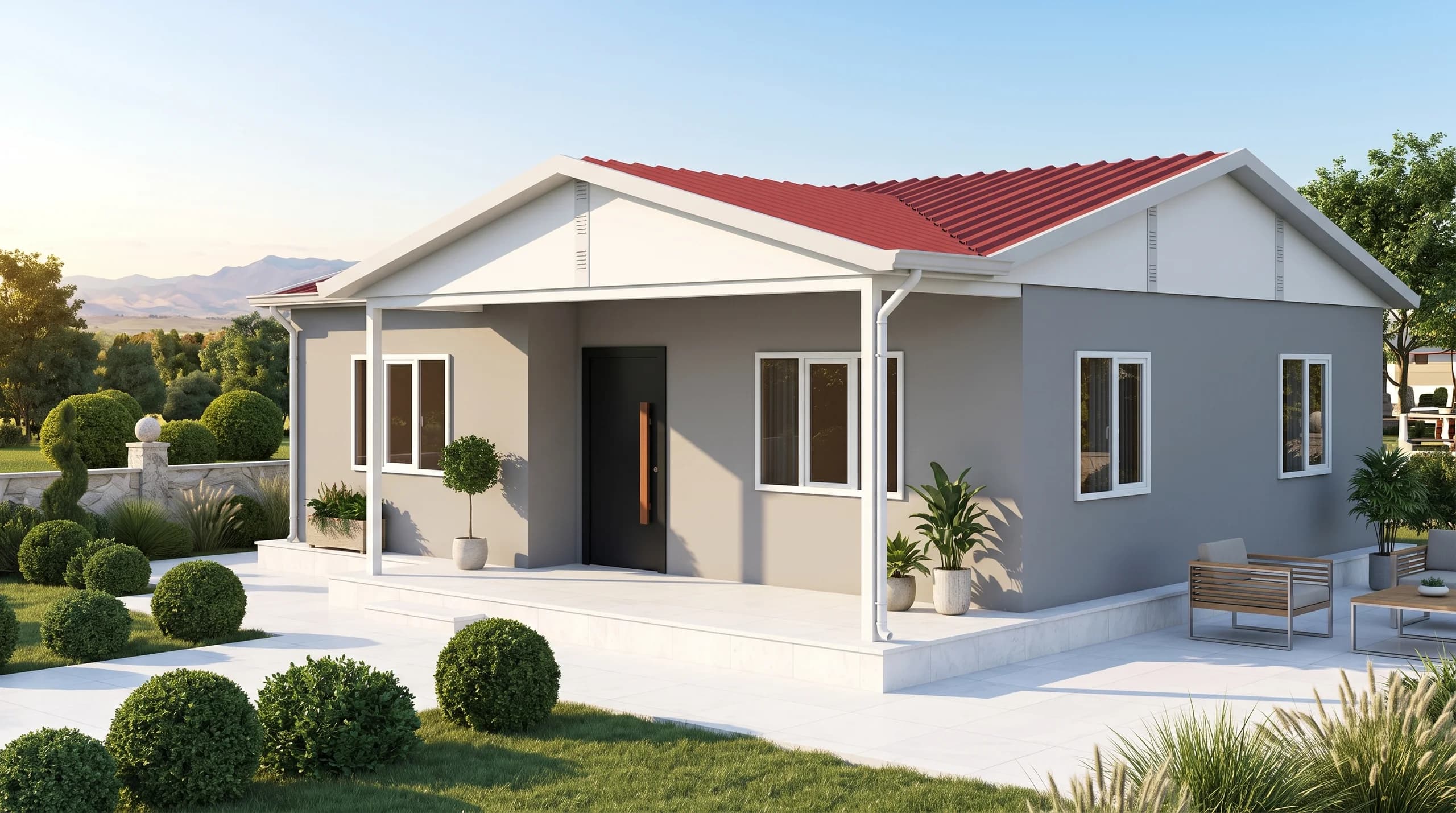 Tek Katlı Prefabrik 74m2 - Görsel 1