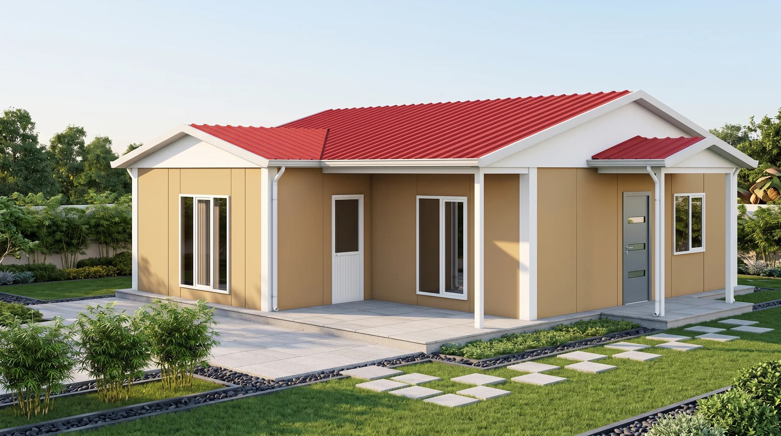Tek Katlı Prefabrik 77m2 - Görsel 1