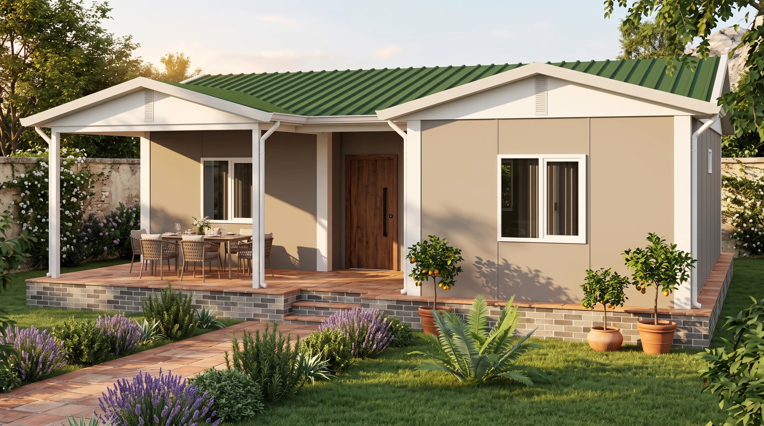 Tek Katlı Prefabrik 88m2 - Görsel 1