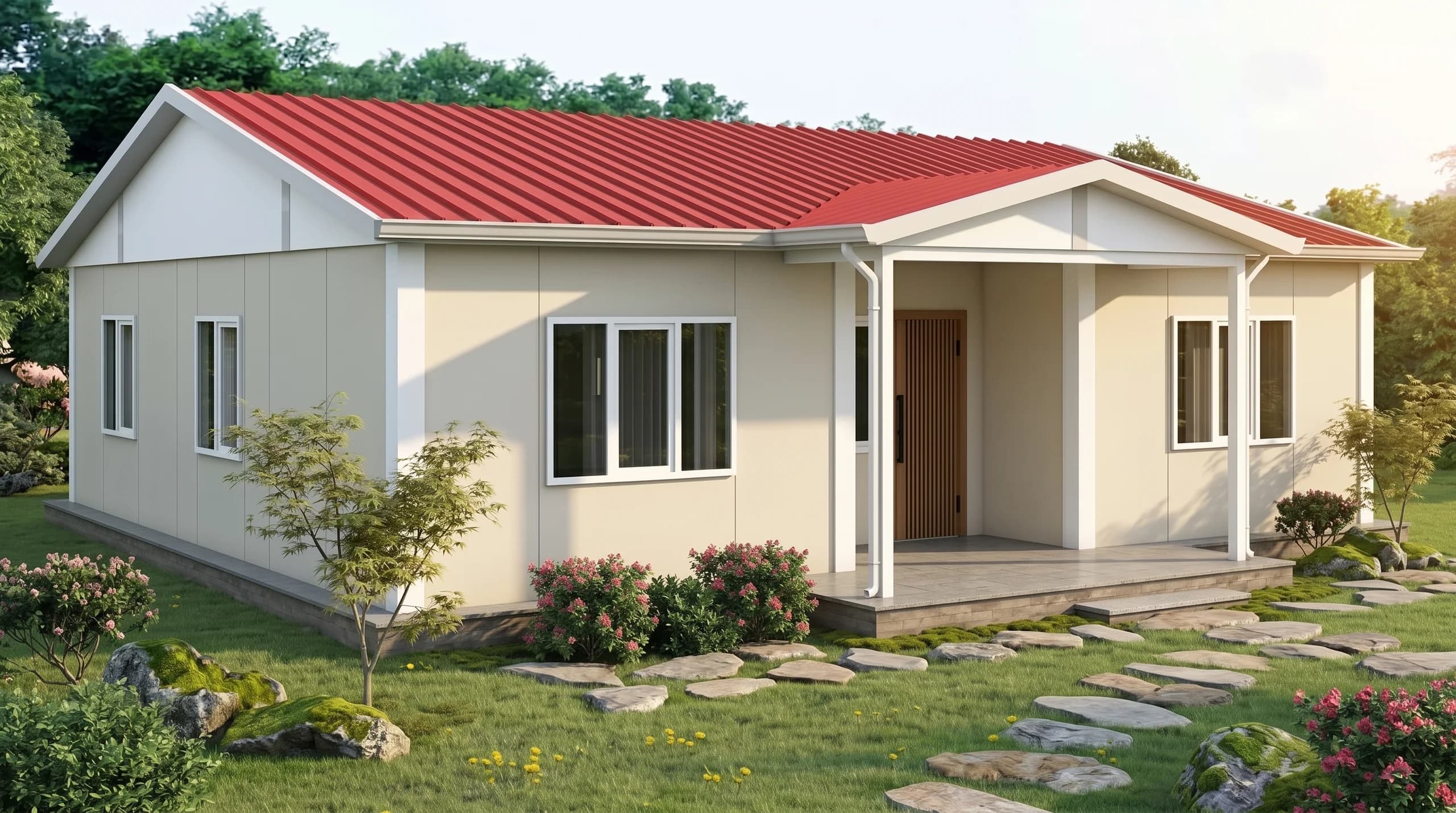 Tek Katlı Prefabrik 95m2 - Model 1