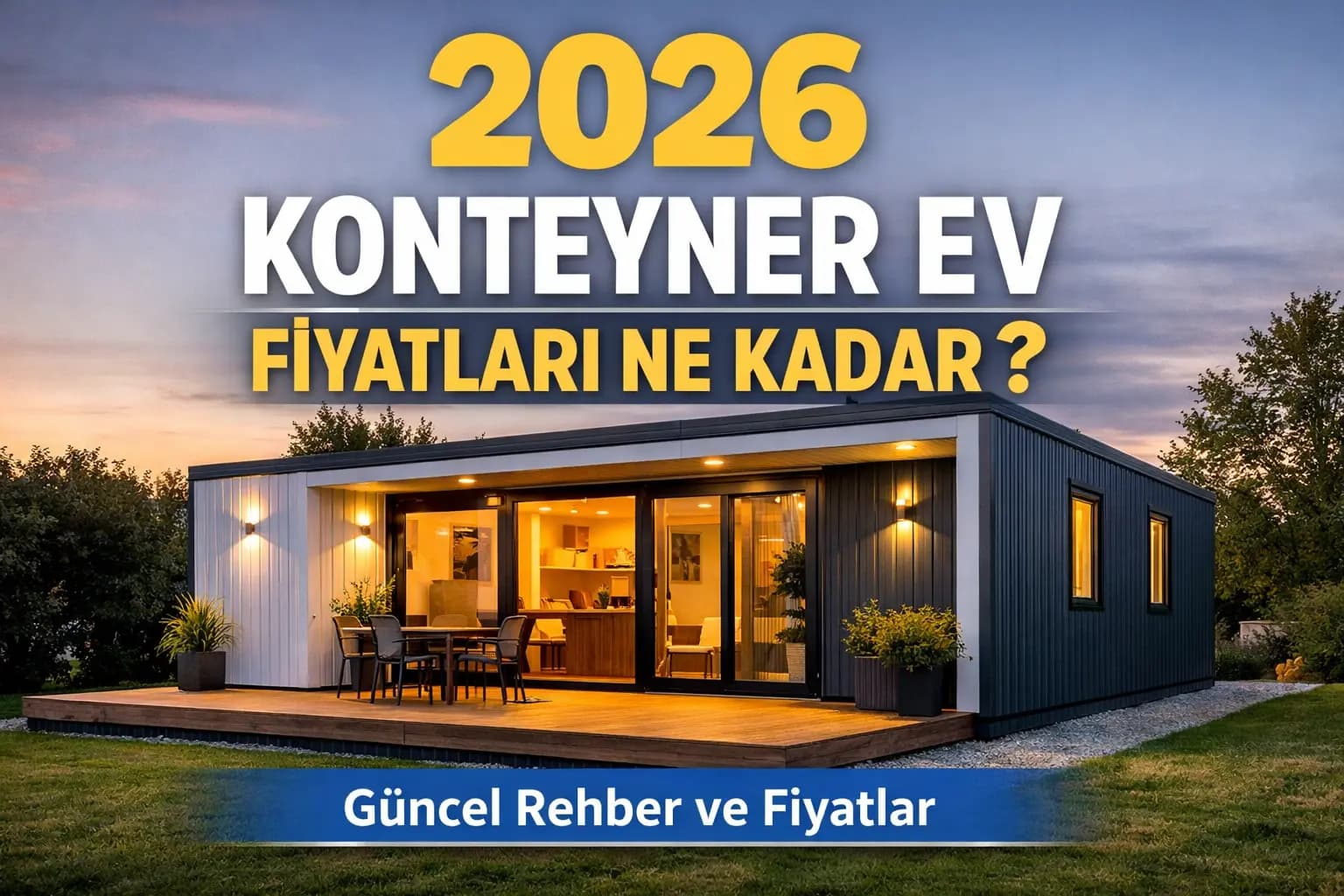 2026 Konteyner Ev Fiyatları Ne Kadar? (Güncel Rehber)