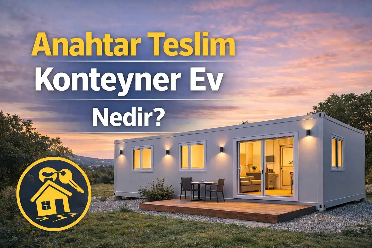 Anahtar Teslim Konteyner Ev Nedir?