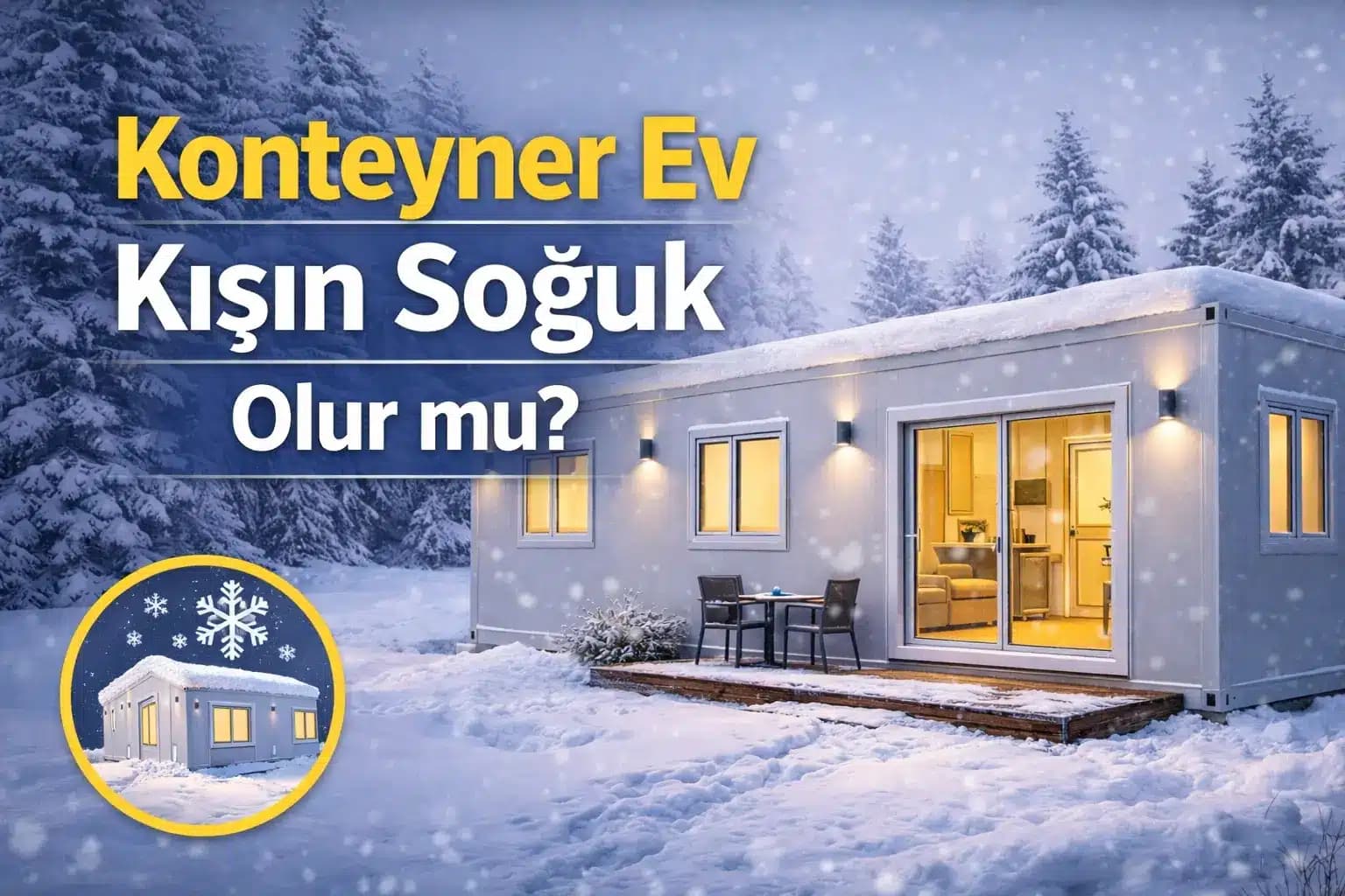 Konteyner Ev Kışın Soğuk Olur mu? (Detaylı Rehber)