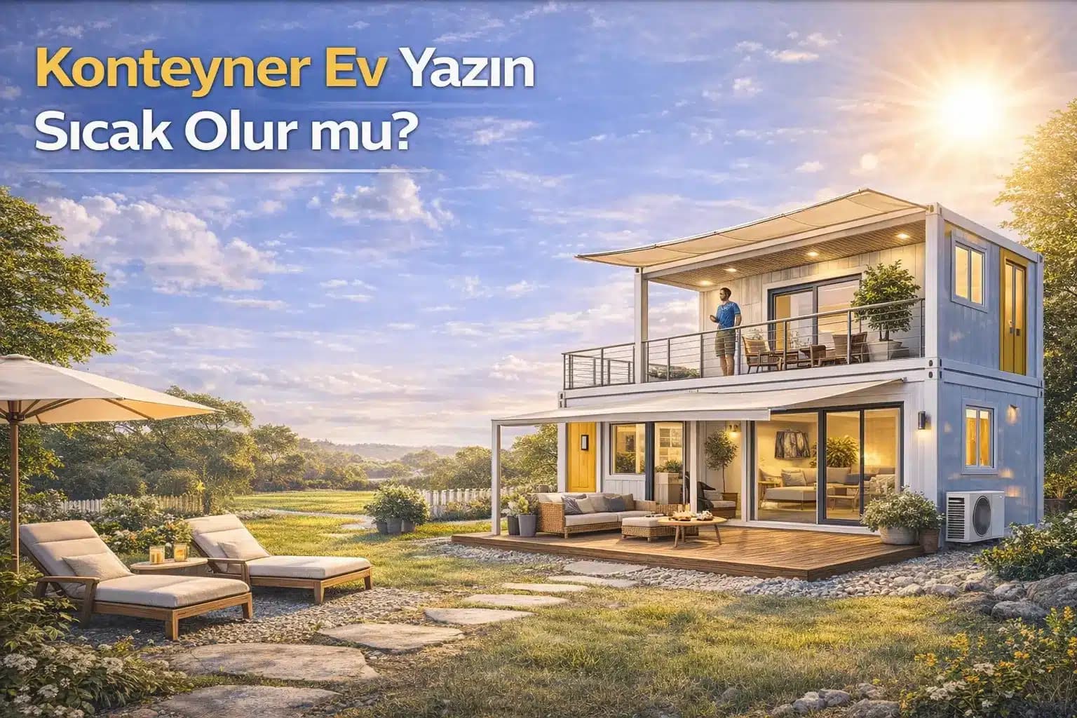 Konteyner Ev Yazın Sıcak Olur mu?