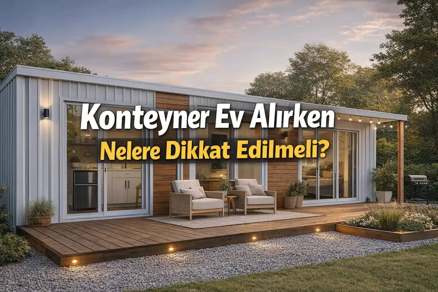 Konteyner Ev Alırken Nelere Dikkat Edilmeli?