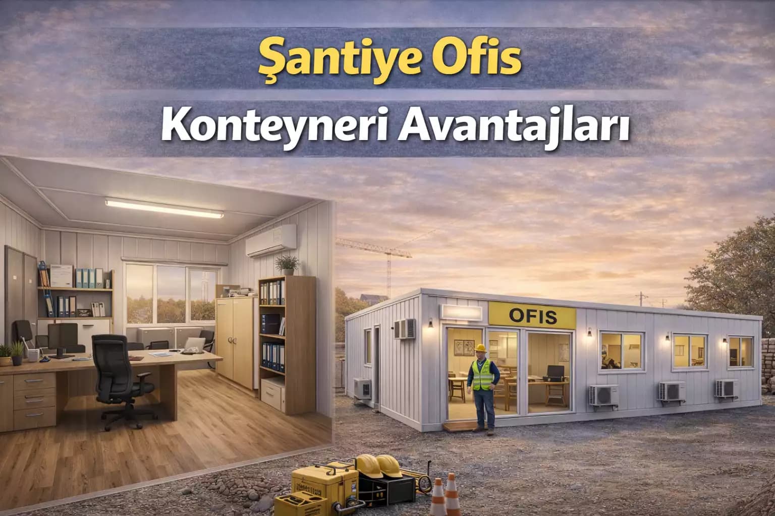 Şantiye Ofis Konteyneri Avantajları