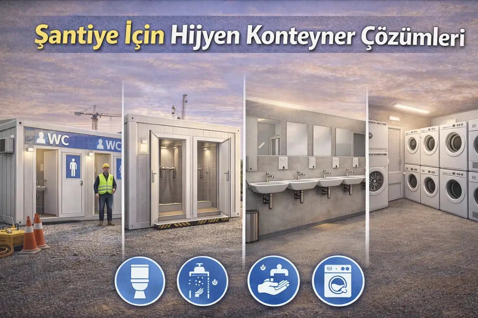 Şantiye İçin Hijyen Konteyner Çözümleri