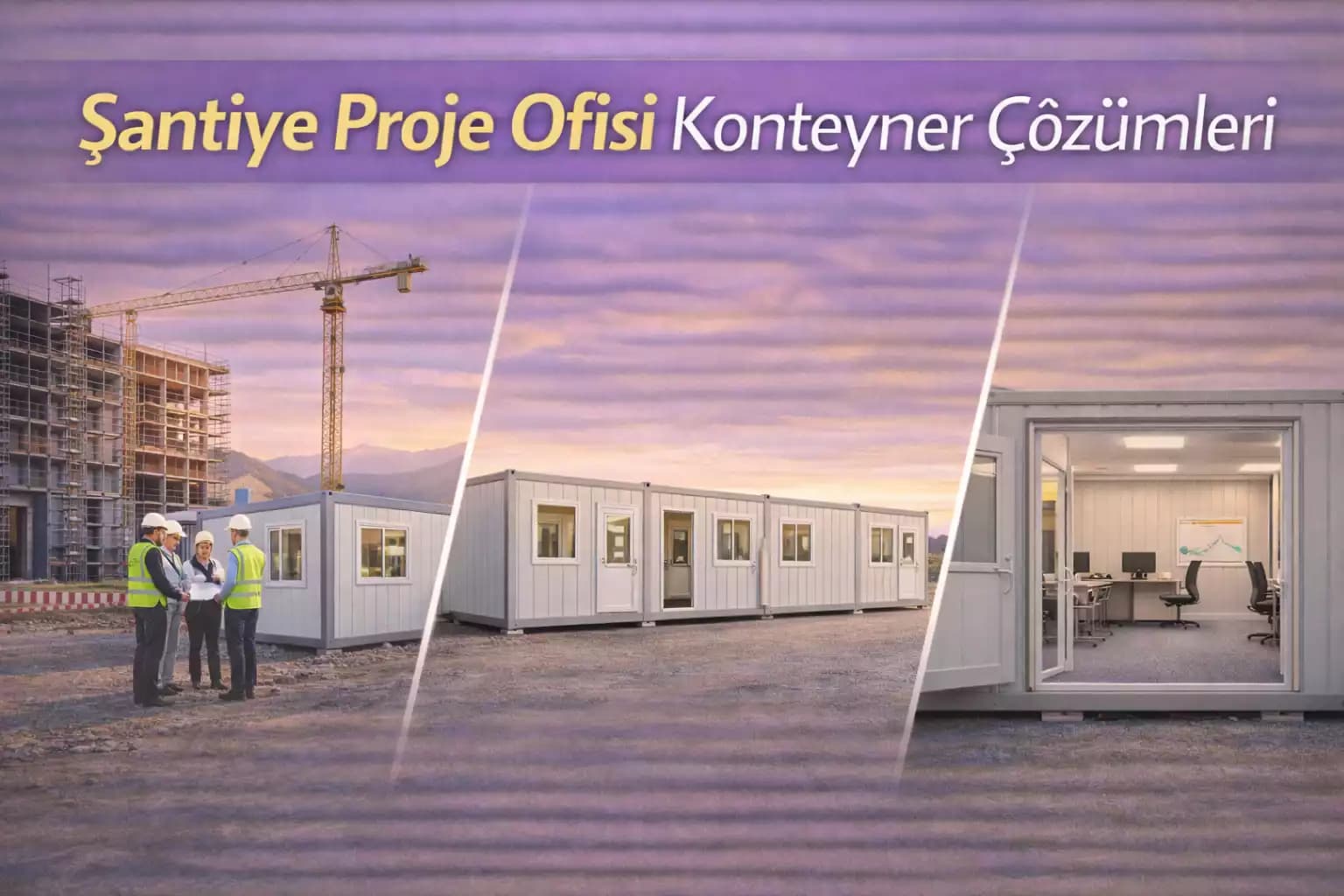 Şantiye Proje Ofisi Konteyner Çözümleri