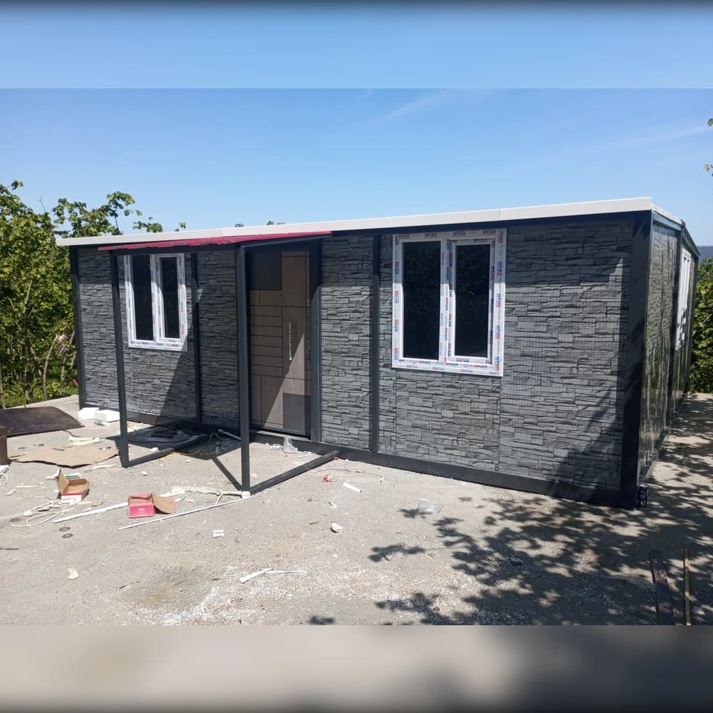 42m² Prefabrik Konteyner Ev Projesi