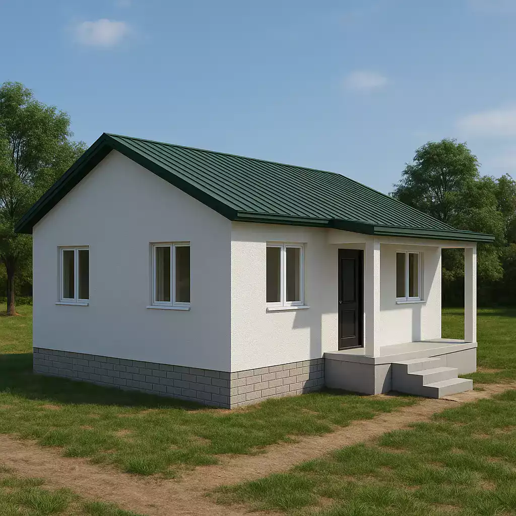 50m² Tek Katlı Çelik Ev Görseli
